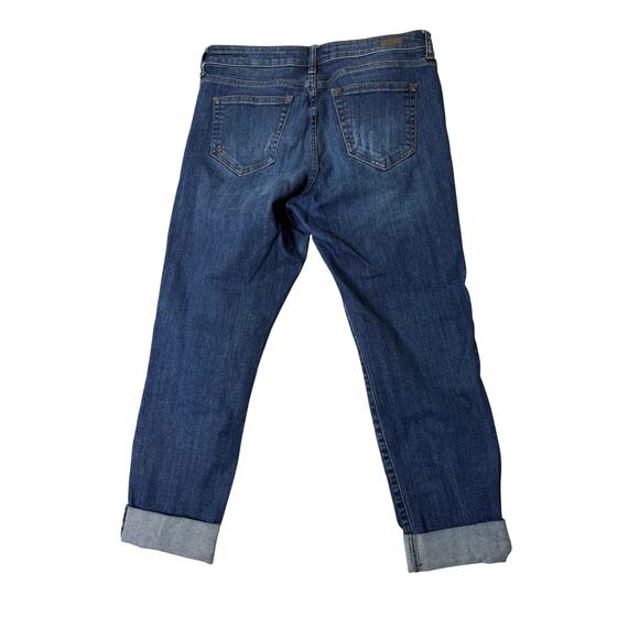 Kut from the Kloth Jeans Women's 10 Amy Straight Leg Cuffed - Picture 2 of 6